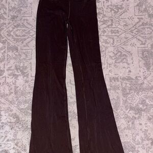 Garage Espresso Brown  Flared Trousers